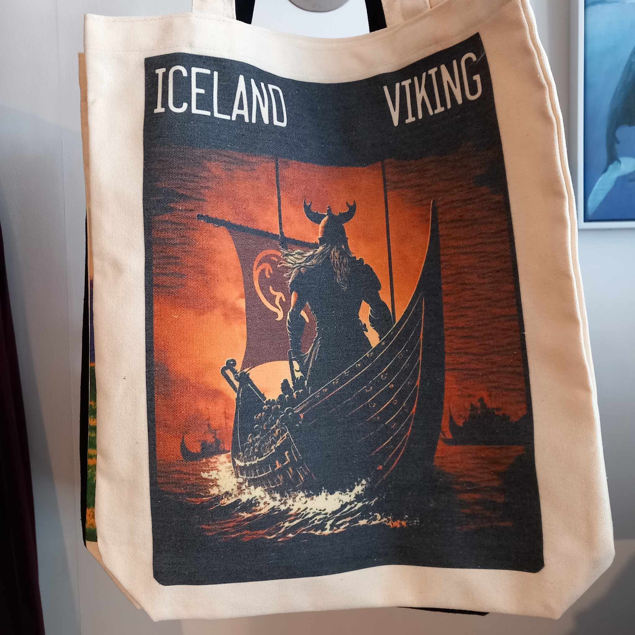 Icelandic Adventures Shopping tote bags Icelandic Adventures Shopping tote bags